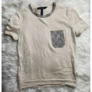 BCBG Short Sleeve Sweater